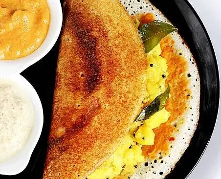 Dosa - Crispy fermented rice and lentil crepe